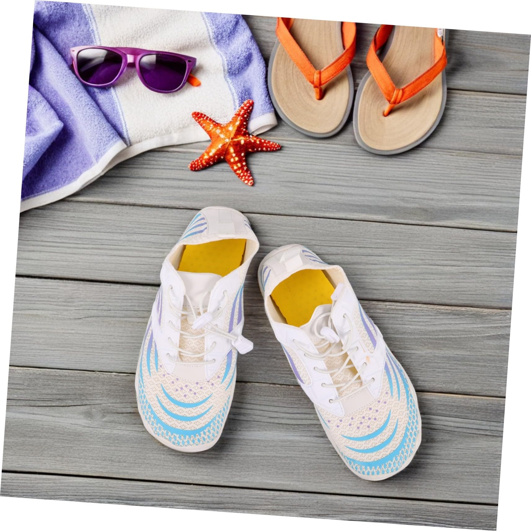 Scarpe Acquatiche Antiscivolo Barefoot Festa Estiva, Leggere, Uomo Donna