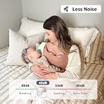 MomMed Double Wearable Breast Pump, 24mm All-in-One Painless Breastfeeding HandsFree Pump with 3 Modes & 12 Levels, Leak-Proof Design & Low Noise