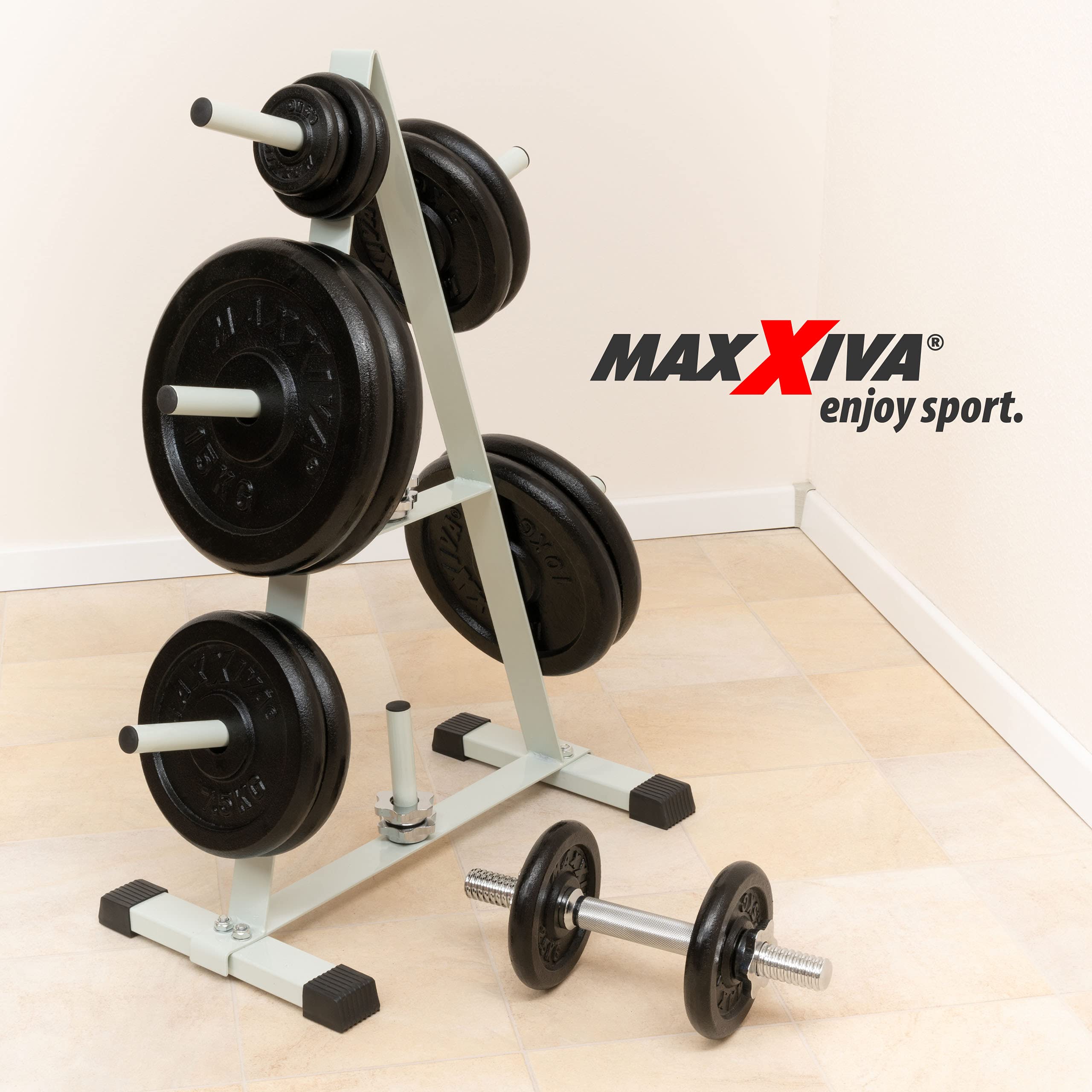 Hantelscheiben 2er Set Gewichtsplatte je 10 kg 100% Gusseisen schwarz 20 kg Fitness Krafttraining Bodybuilding Workout Gewichtheben Reha