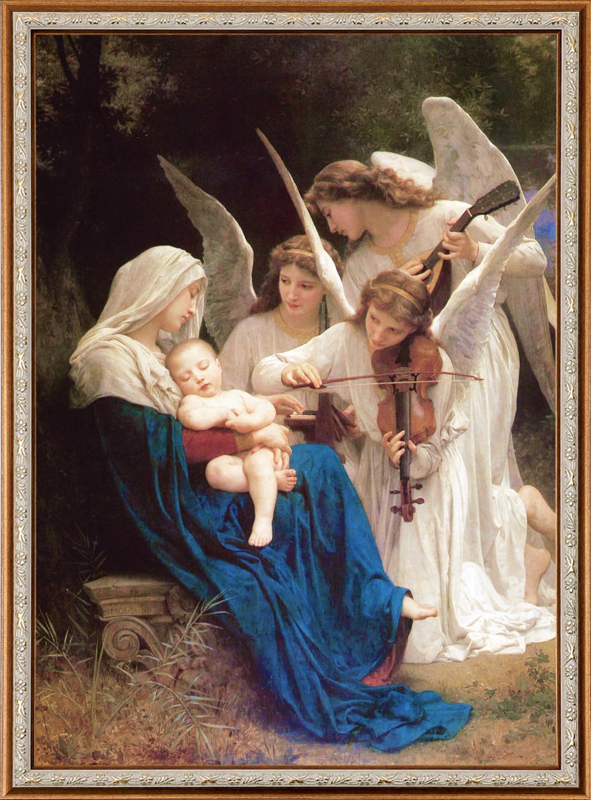 額絵 ウィリアム・アドルフ・ブグロー 壁掛け 絵画 アート 天使 エンジェル 額絵 ウィリアム・アドルフ・ブグロー 壁掛け 絵画 アート 天使