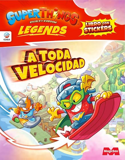 Libro de Stickers Superthings Legends - España