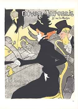 □１００部限定□H.Lautrec□Divan Japoais◇初号作品◇希少◇ Henri de Toulouse-Lautrec | Divan Japonais (December 1895