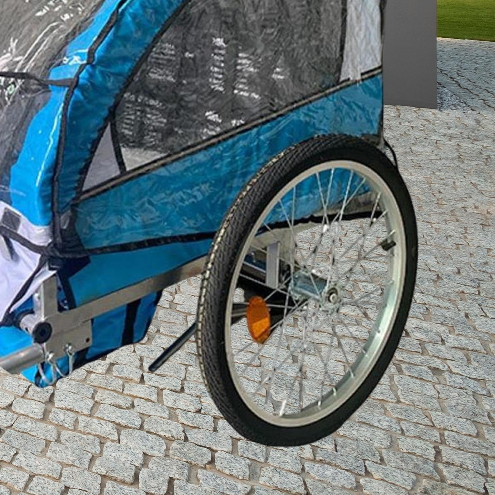 Perfeclan Fahrradanhänger Radfahrradanhängerkomponente stabil einfach.