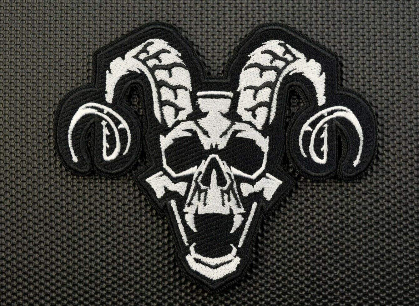 Amazon.com: BritKitUSA Premium Embroidered Skulltanic Ram