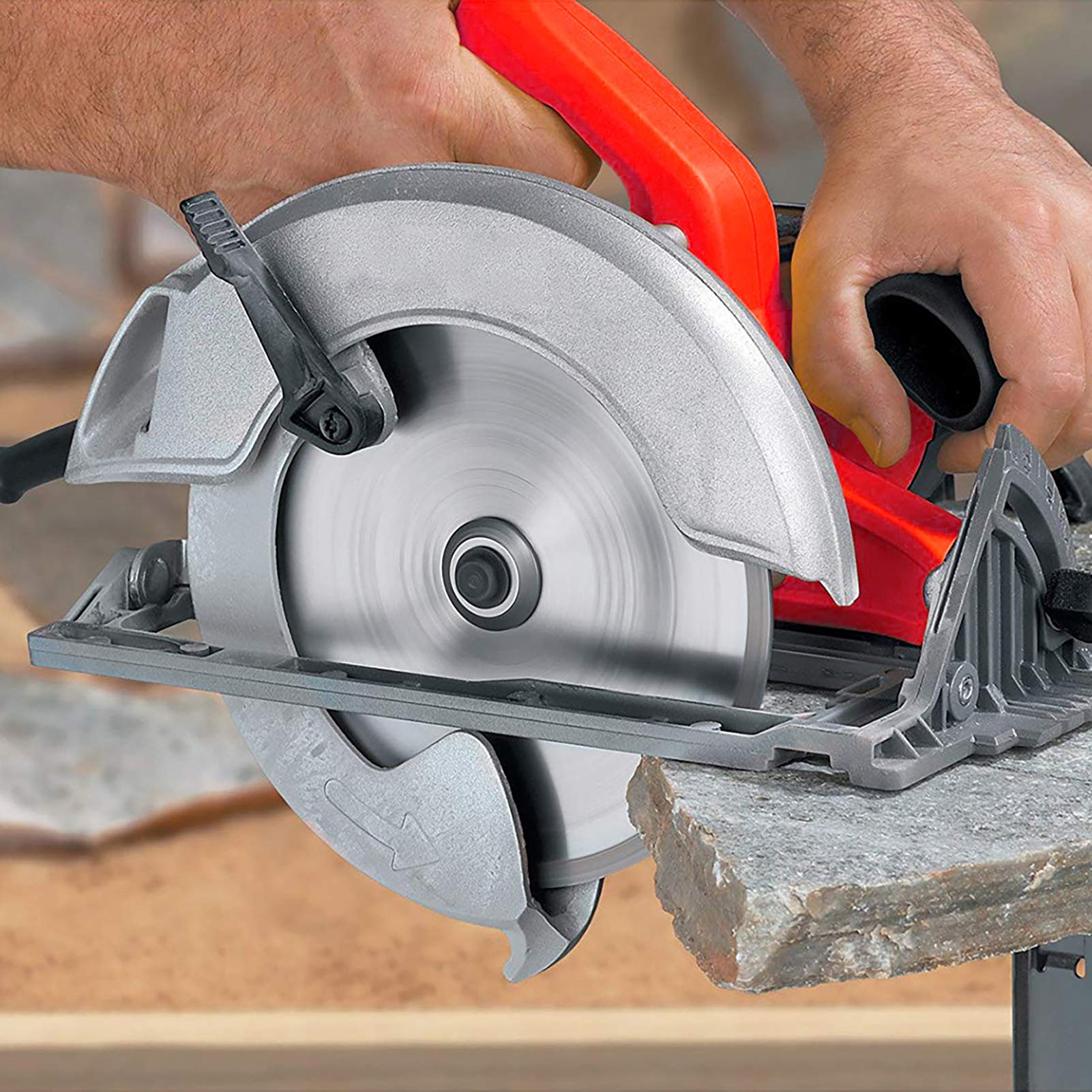 DT-DIATOOL 1pc Disco Da Taglio Diamantato Lama Per Sega Pietra Grano Marbel Mattonelle Di Mattoni Cemento Con Denti Di Protezione Inclinati Filettatura M14 1420 - Foto 2