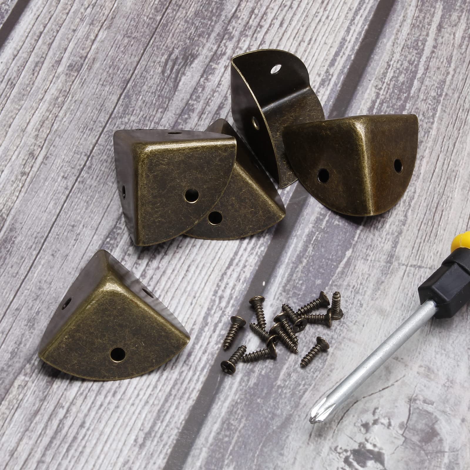 未使用⭐ メタルボックスコーナープロテクター 19x19x19㎜ 20個入り Amazon.co.jp: uxcell メタルボックスコーナープロテクター エッジ