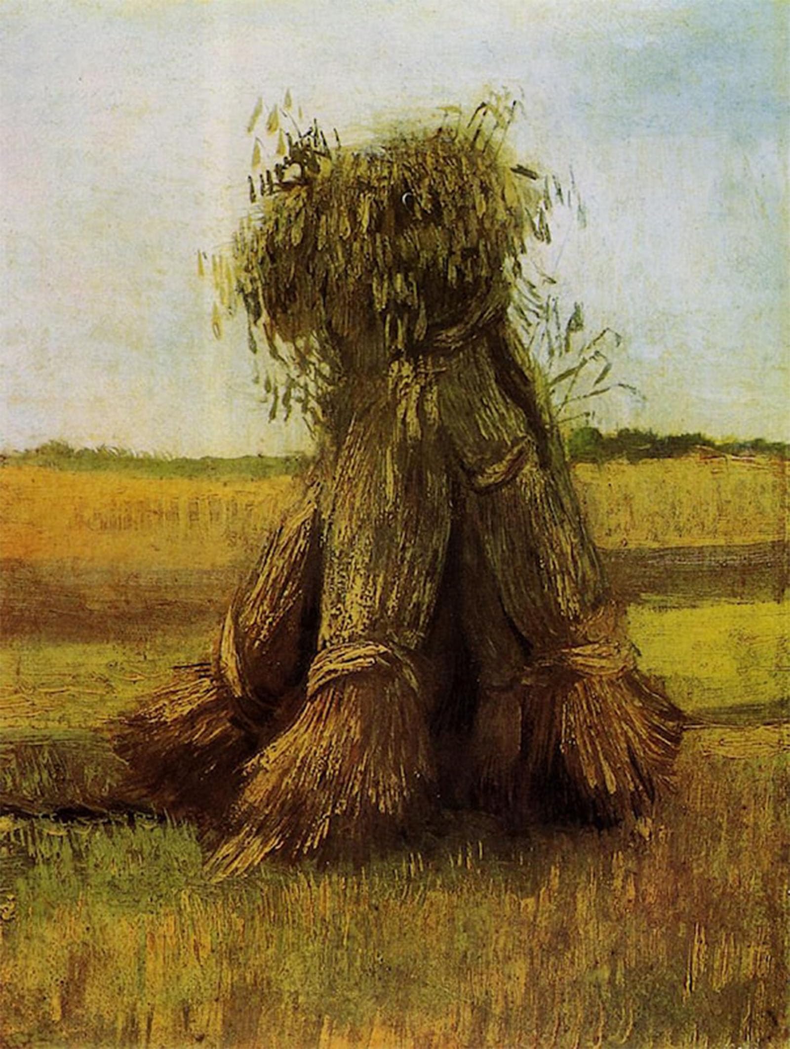 Posteriik No Frame Famous Print Pop Art Wall Art Graffiti Sheaves Of Wheat In A Field Art Prints For Home Decor 60X90cm