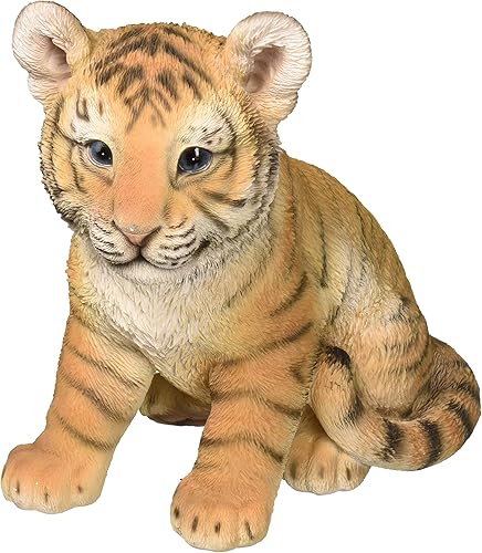 Miniatura 1 de Tigre bebé sentado estatua