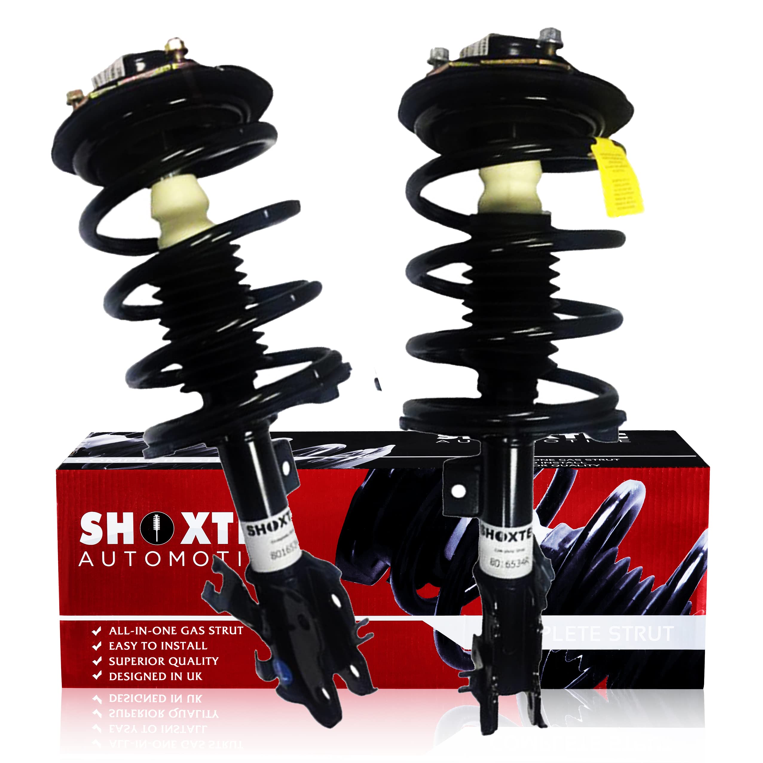 Shoxtec Front Pair Complete Struts Assembly Replacement for 2002-2006 Nissan Altima Coil Spring Assembly Shock Absorber Repl. part no. 171427 171426