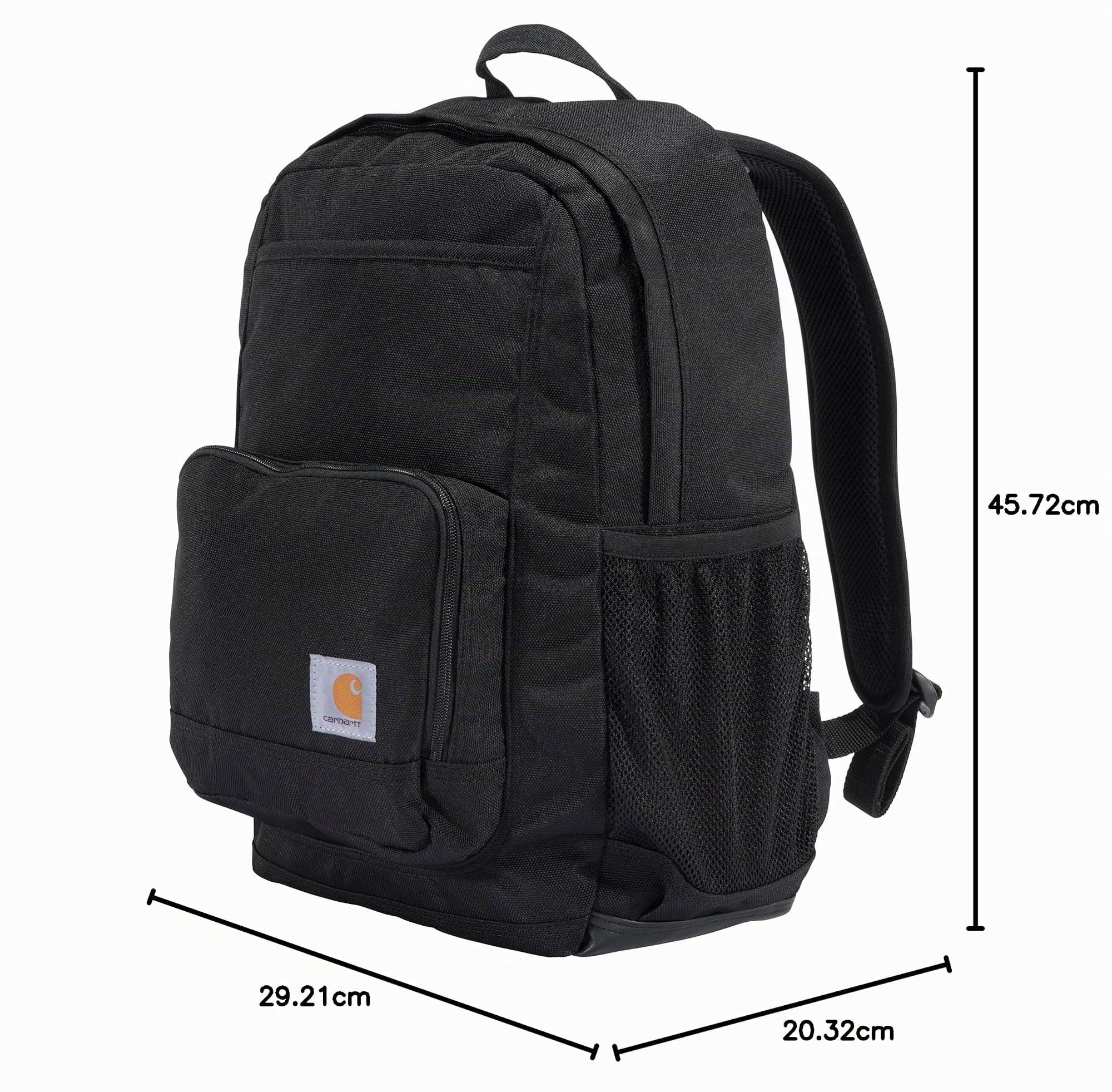 CARHARTT 23l Single-Compartment Backpack Sacs à Dos, Noir, Taille Unique Mixte Adulte