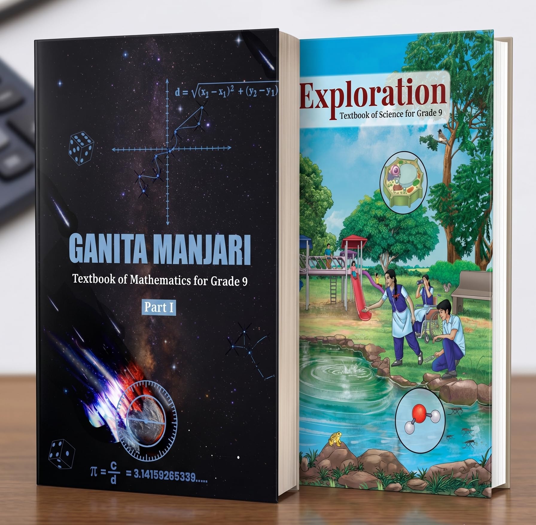 Ncert Class 9 Textbook For Mathematics & Science (Ganita Manjari Part-I & Exploration) Latest Edition 2026-2027