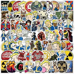 Fallout: Das dumme Ding, was wir jemals getan haben, erzählt Bethesda von dieser Skandalgeschichte 11 81yEm0Cy2fL. AC UL320 100PCS Fallout Merchandise Stickers, Cute Cartoon Game Fallout Merch Vinyl Waterproof Decal for Laptop Bumper Skateboard Water Bottles Computer Phone Stickers for Adult Teens Party Favors