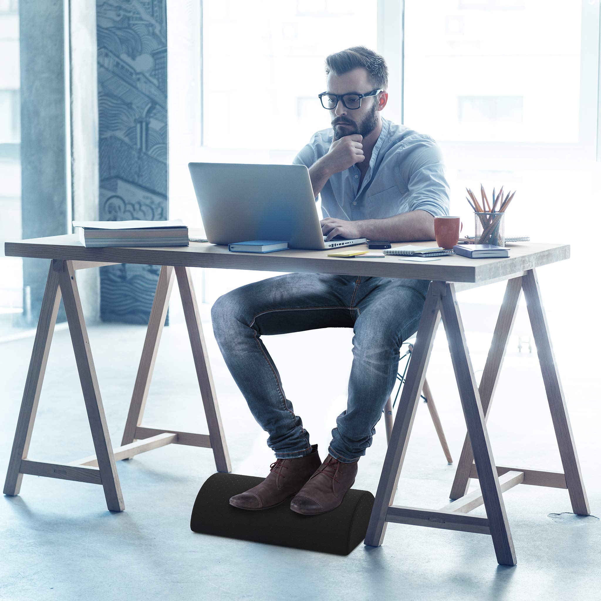 Bequemes Keilkissen - Modernes Ergonomisches Sitzkissen Stuhl, Bürostuhl, Auto