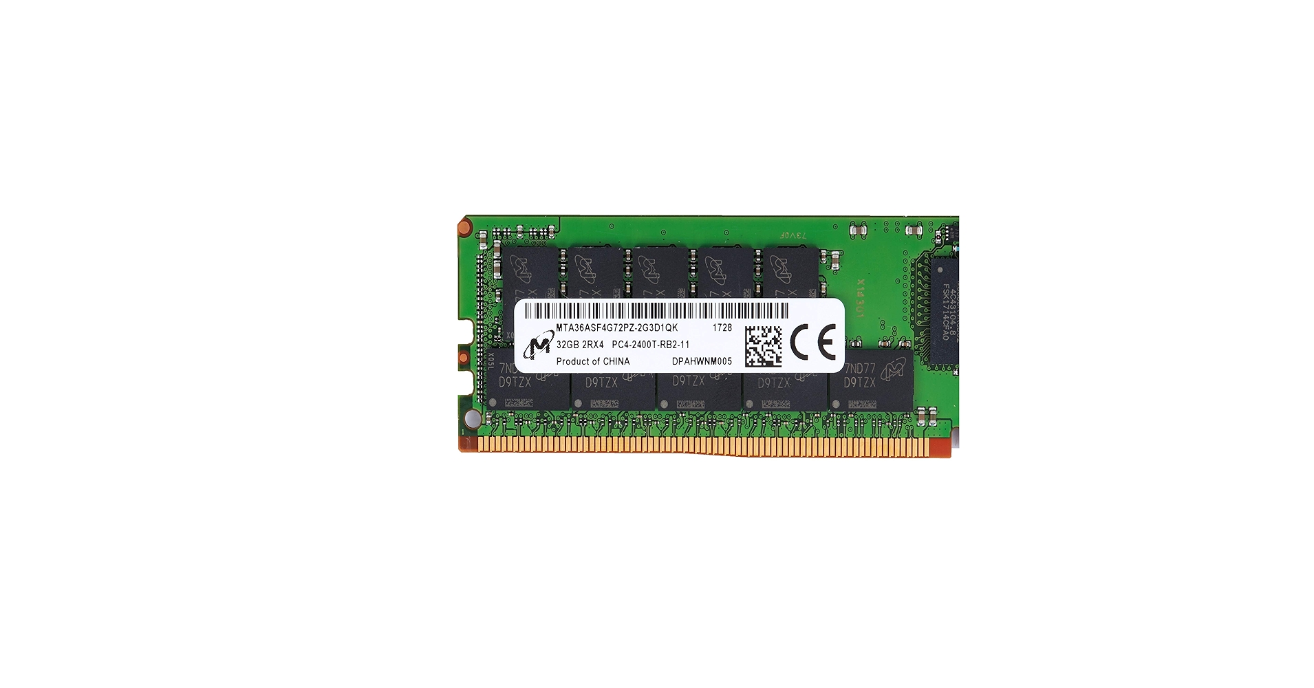 MICRON 32GB PC4-2400T-R Registered ECC 2RX4 Memory RDIMM