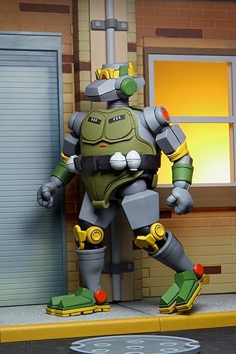 Miniatura 5 de NECA Figura de acción definitiva de 7 pulgadas Teenage Mutant Ninja Turtles de dibujos animados The Mighty Metalhead