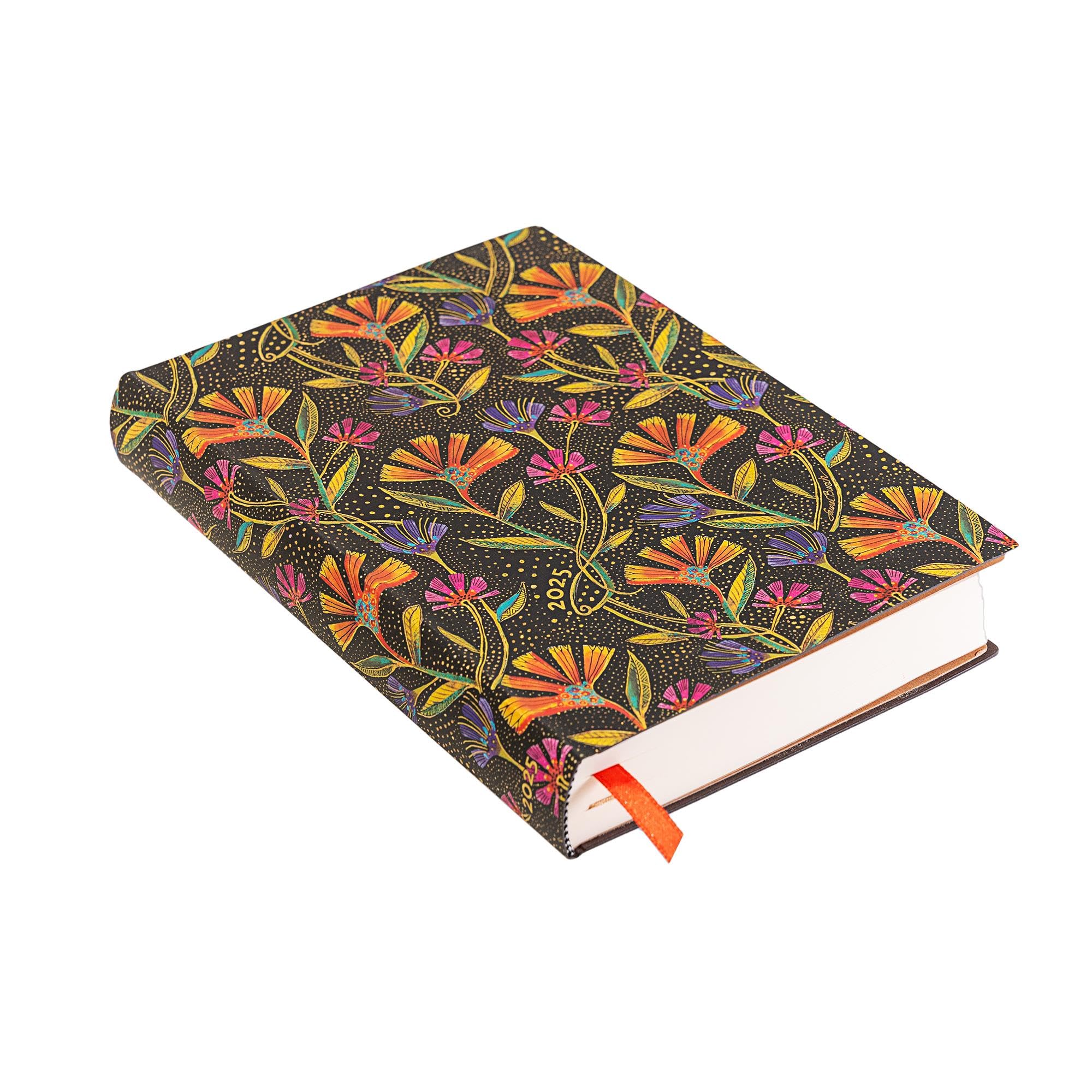 Paperblanks | 2026 Lied der Wildblumen | 12-Monatskalender | Ultra | Vertikal | Elastikband-Verschluss | 160 Pg | 100 GSM