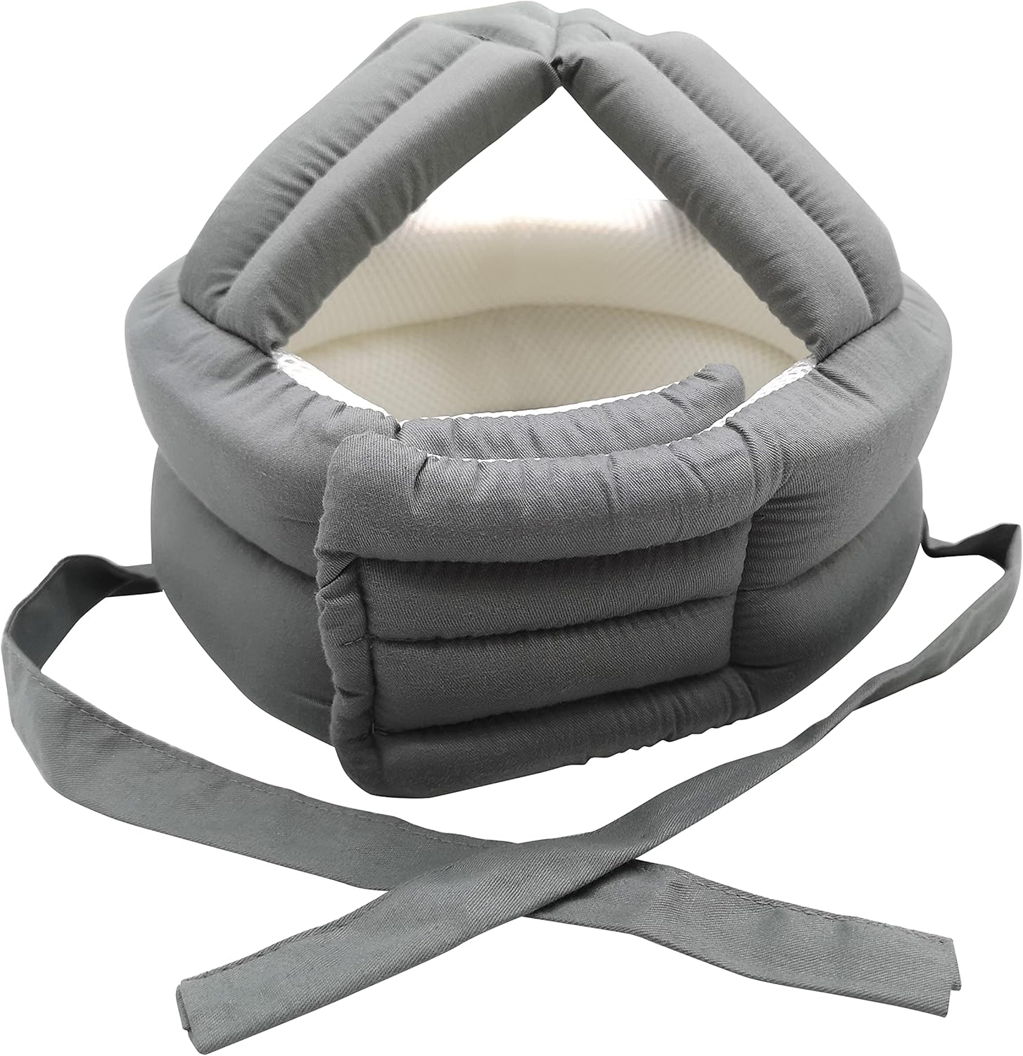Breathable Elderly Protective Hat,Elderly Helmet for Falls,Seniors Assistance Safety Products,Epilepsy Head Fall Protection,Adjustable Protective Cap,for Youth and Adult Sizing (Gray) - - 
