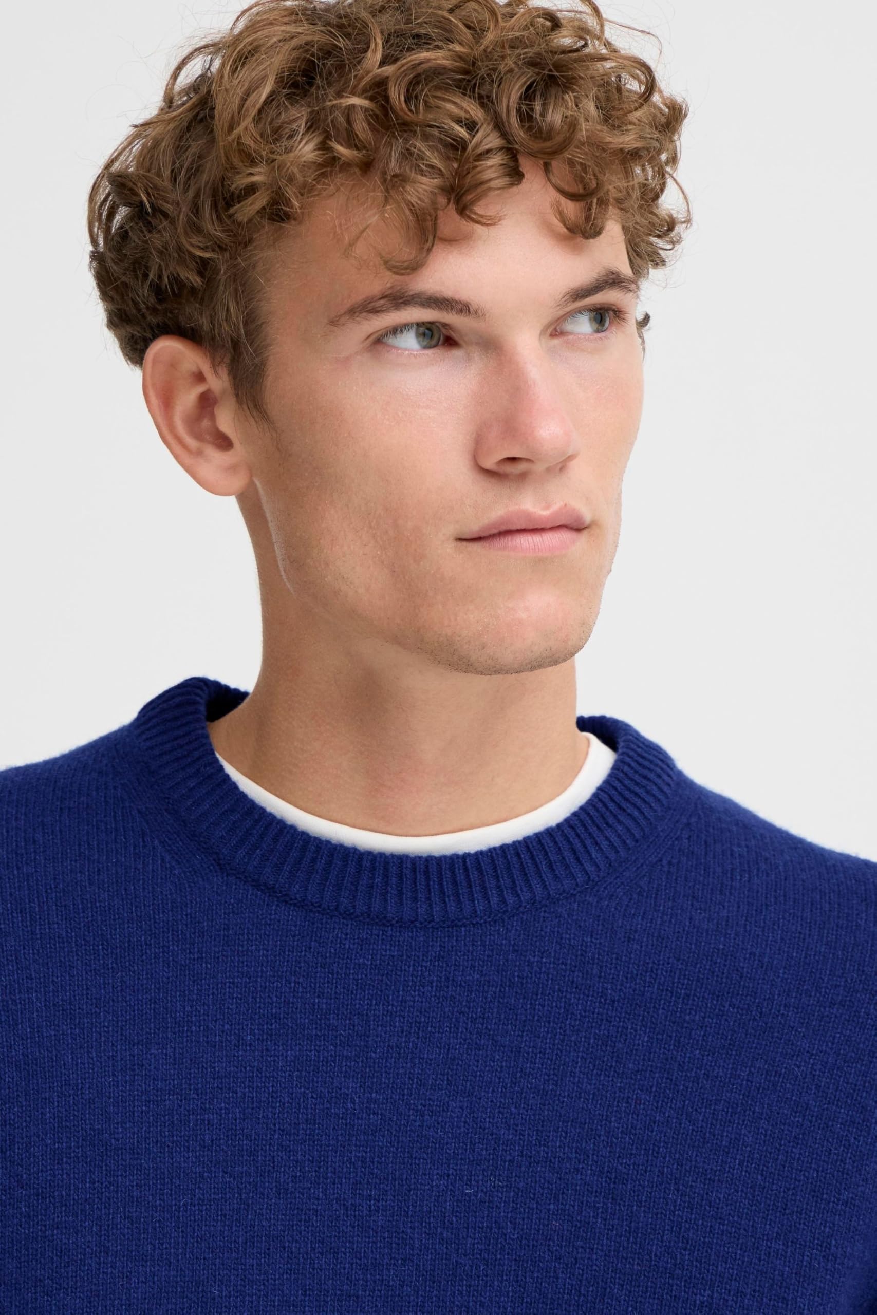CASUAL FRIDAY Karl Crew Neck Bounty Knit Suéter para Hombre