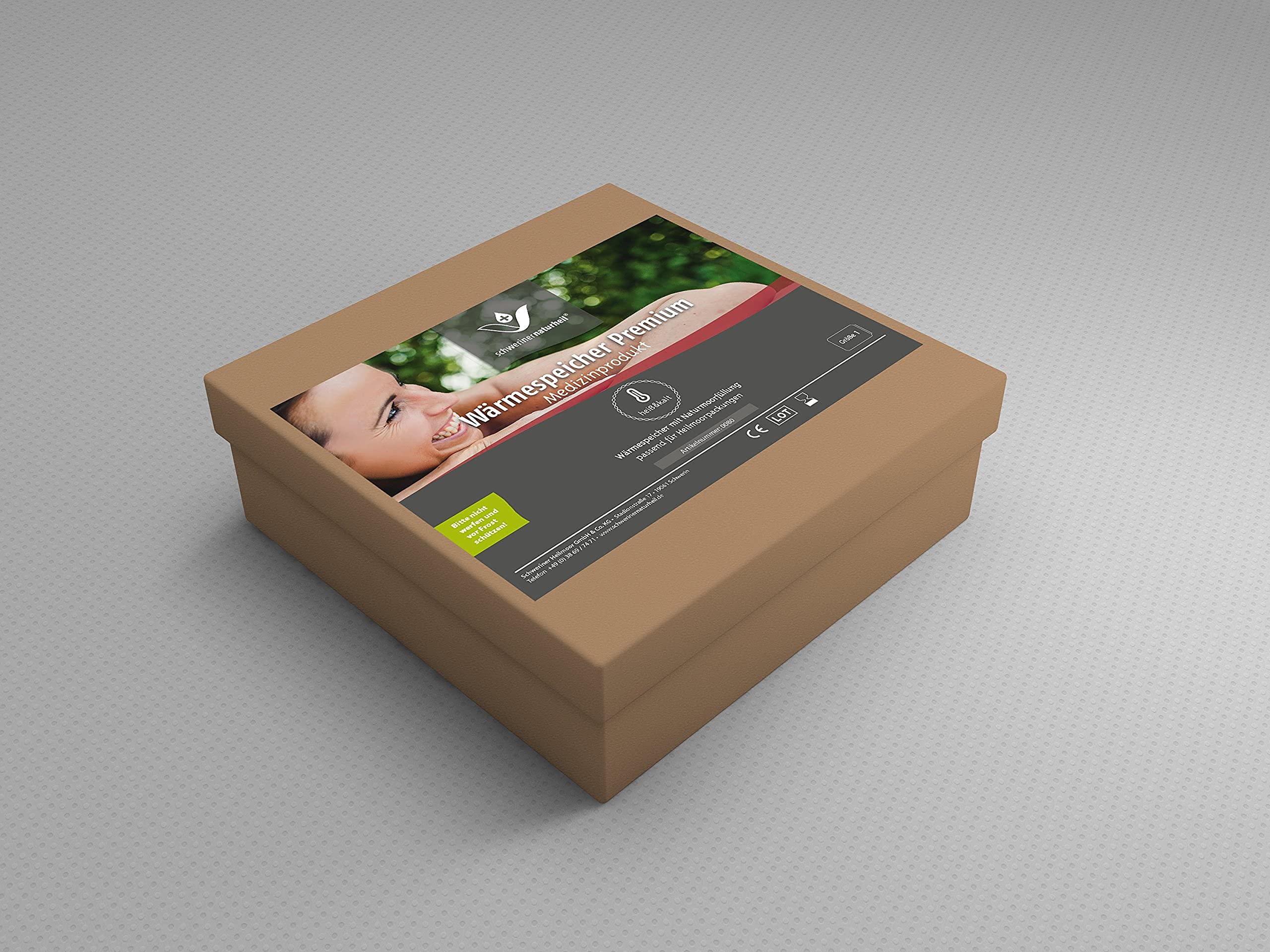 Edel Deluxe - Juego de 6 Compresas Calientes, Bolsas de Calor con Relleno de Musgo Natural (tamaño 1)