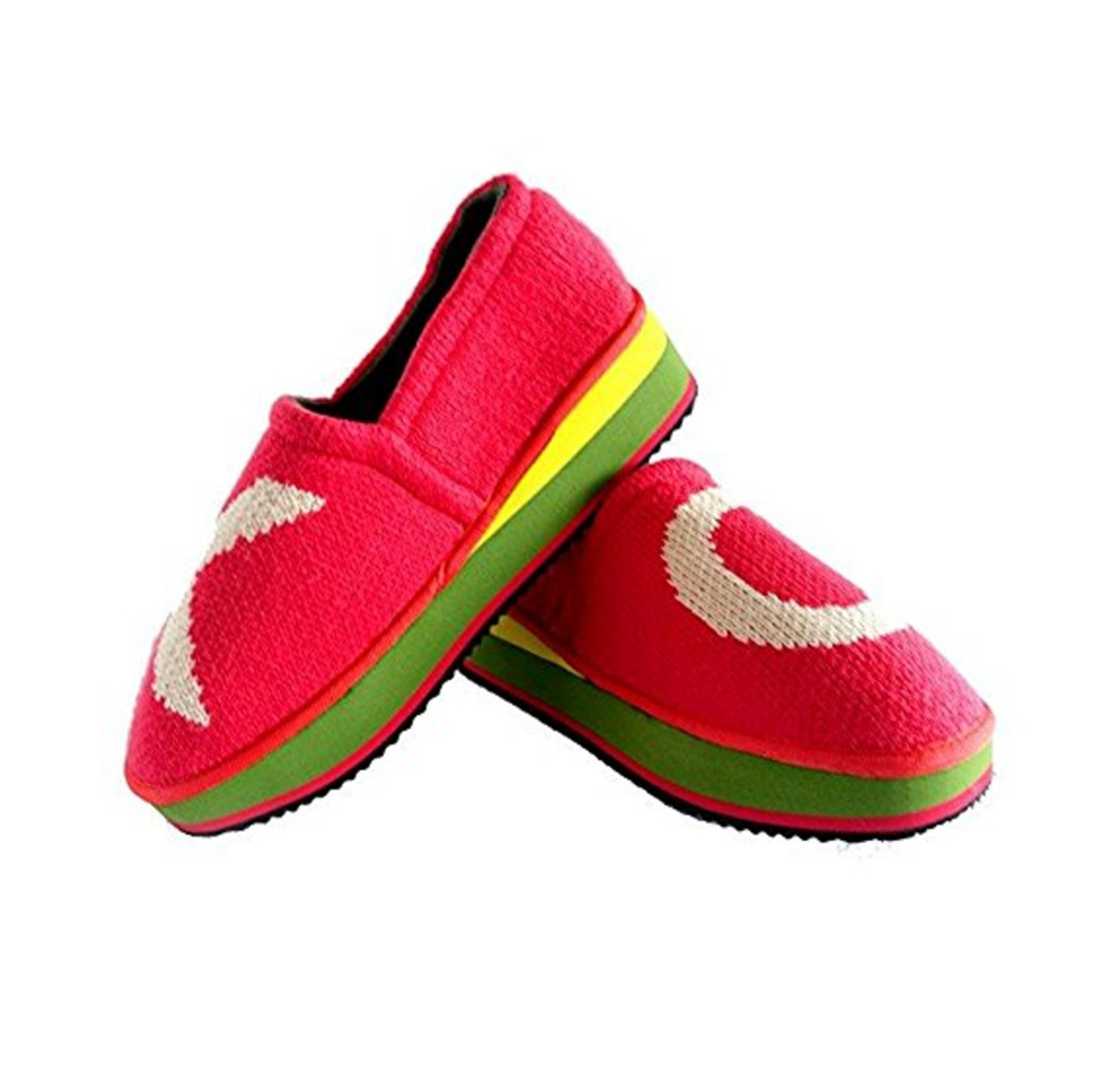 Zenzee Women's Slipper Shoe - Comfy Platform Slip On - Fun Knit Fashion Sneaker Perfect For Indoor/Outdoor Wear