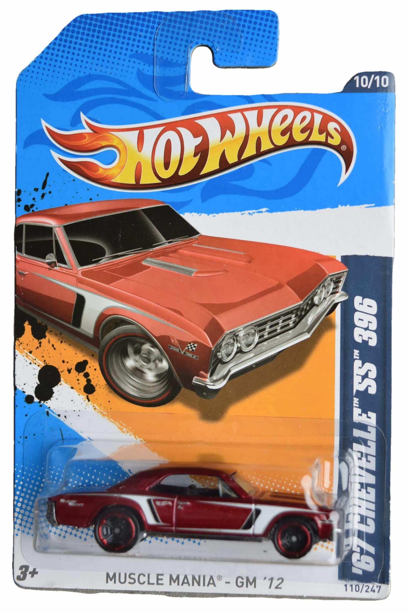 Amazon.com: Hot Wheels 1967 Chevelle SS 396, Red, 1:64 Scale