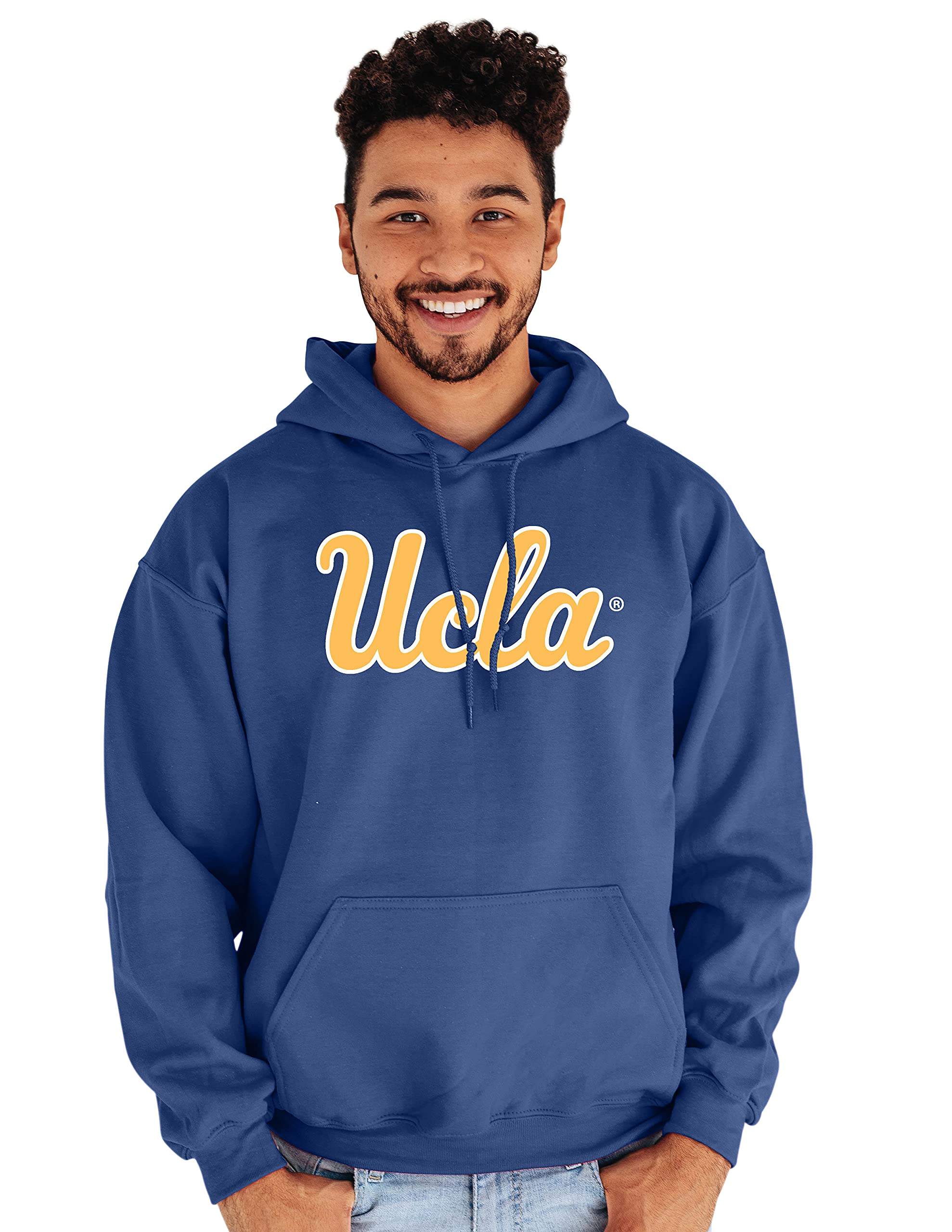 Blue 84 Men's UCLA Bruins Hoodie Team Color Icon, Royal, Medium