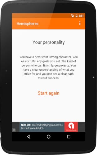 Hemispheres Personality Test – vue 5