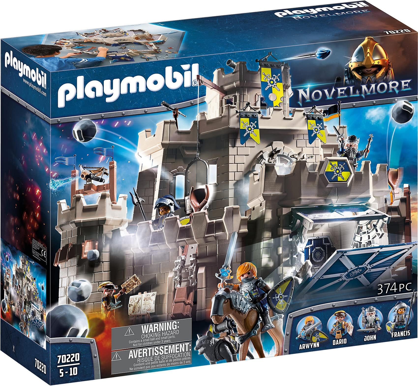 PLAYMOBIL70220 Grand Castle of Novelmore,Multicolored