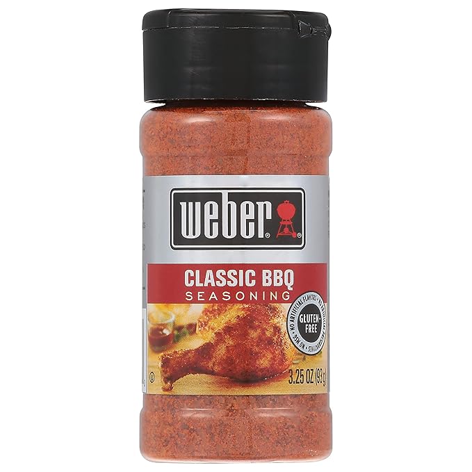 Weber Classic BBQ Seasoning, 3.25 Ounce Shaker