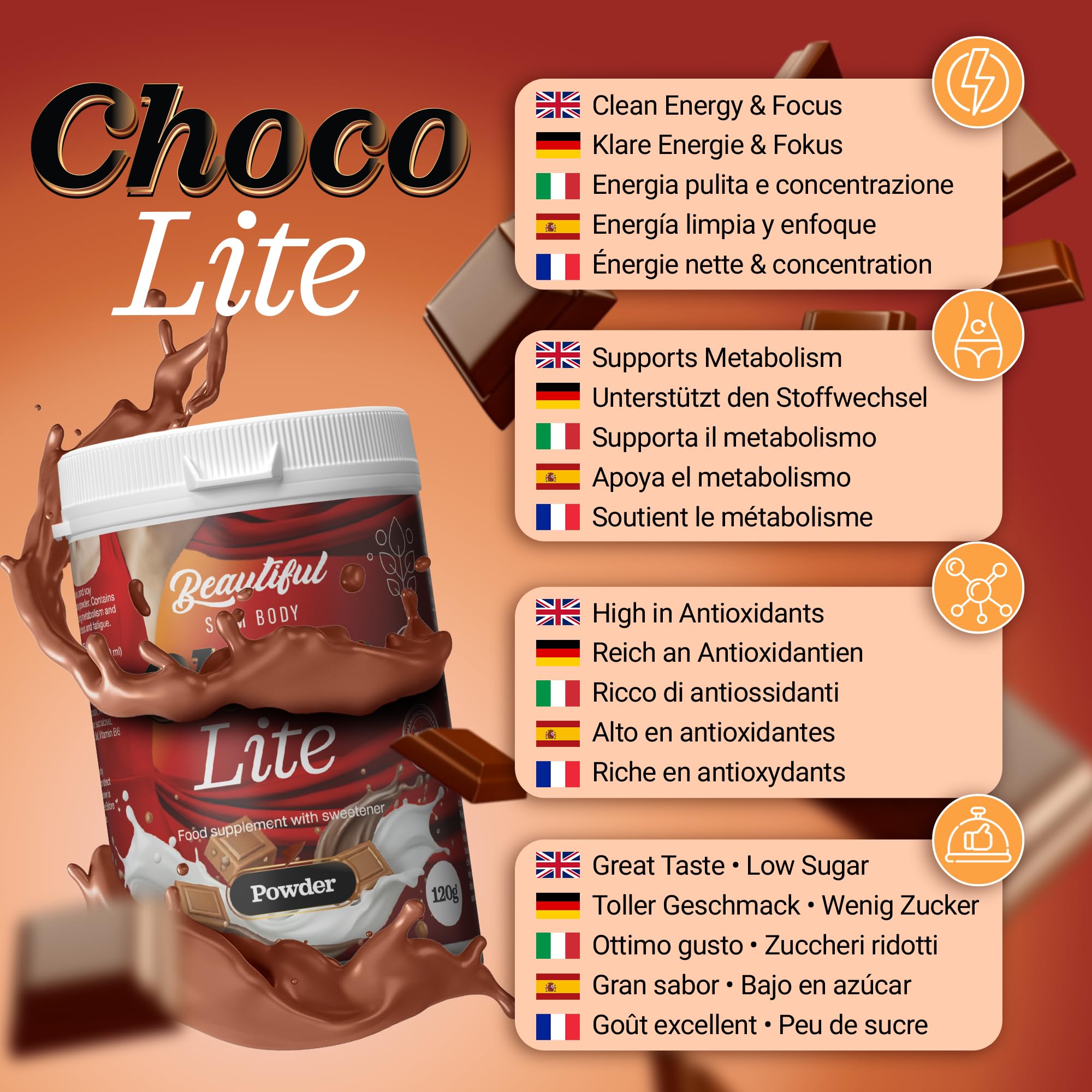 Choco Lite 120 gram