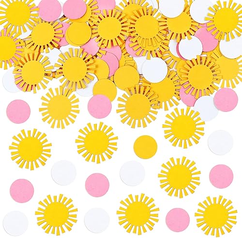 100 piezas de confeti de sol con la frase "You are my sunshine" (Confeti de sol You are My Sunshine),