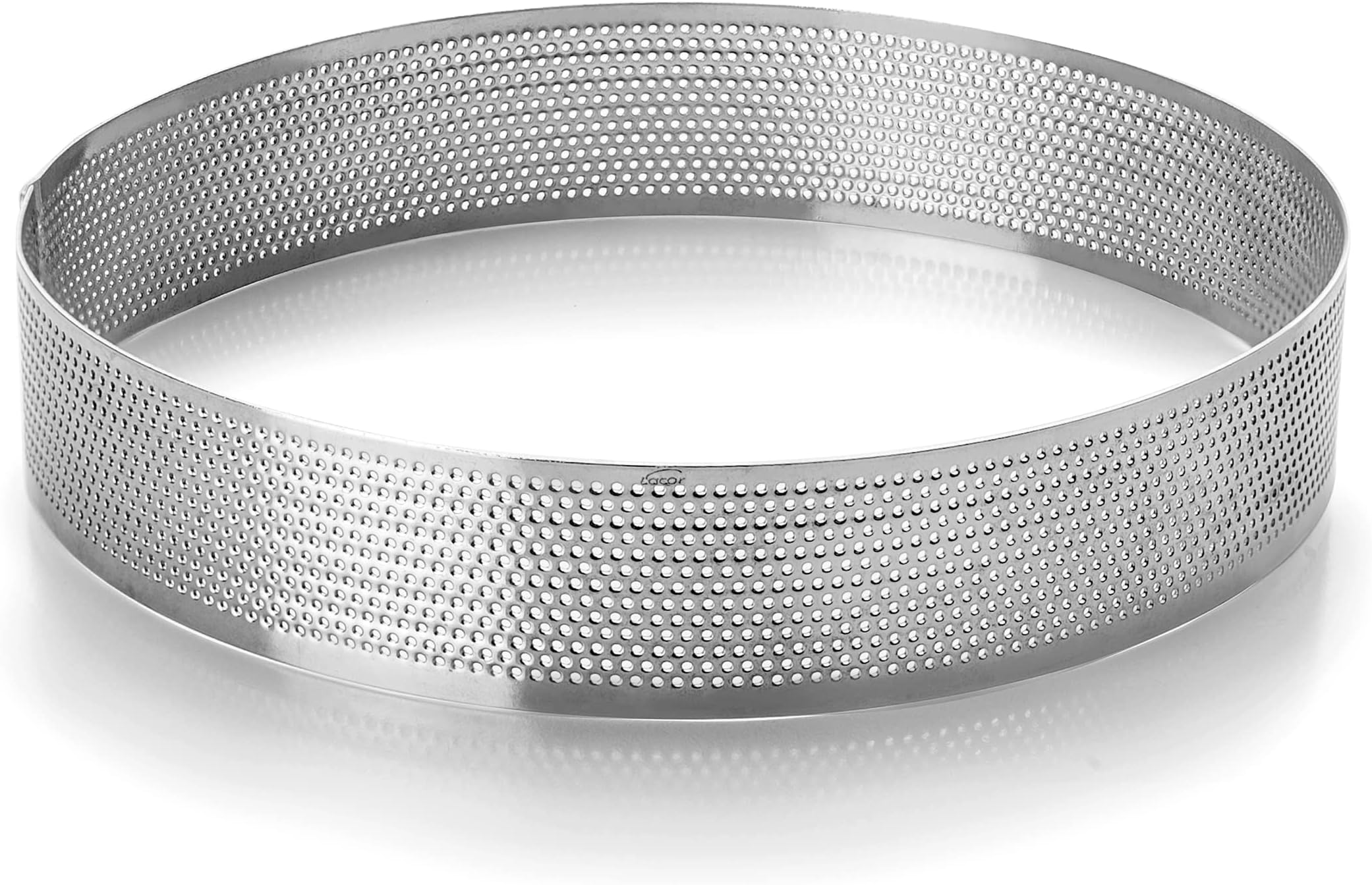 Lacor 68537 Perforated Cake Mould, 7 x 2 cm, Silver