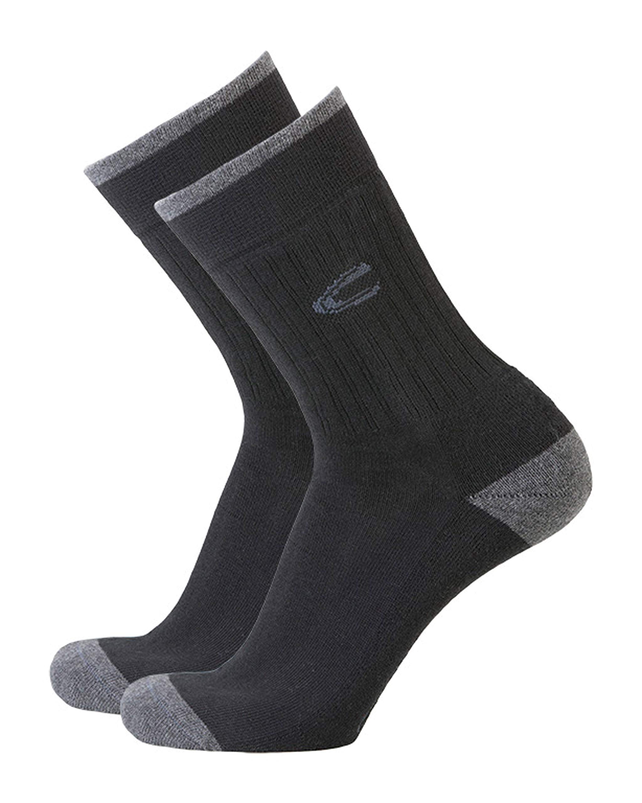 Camel Active Men's Black Sports Socks Pack Of 2 43-46