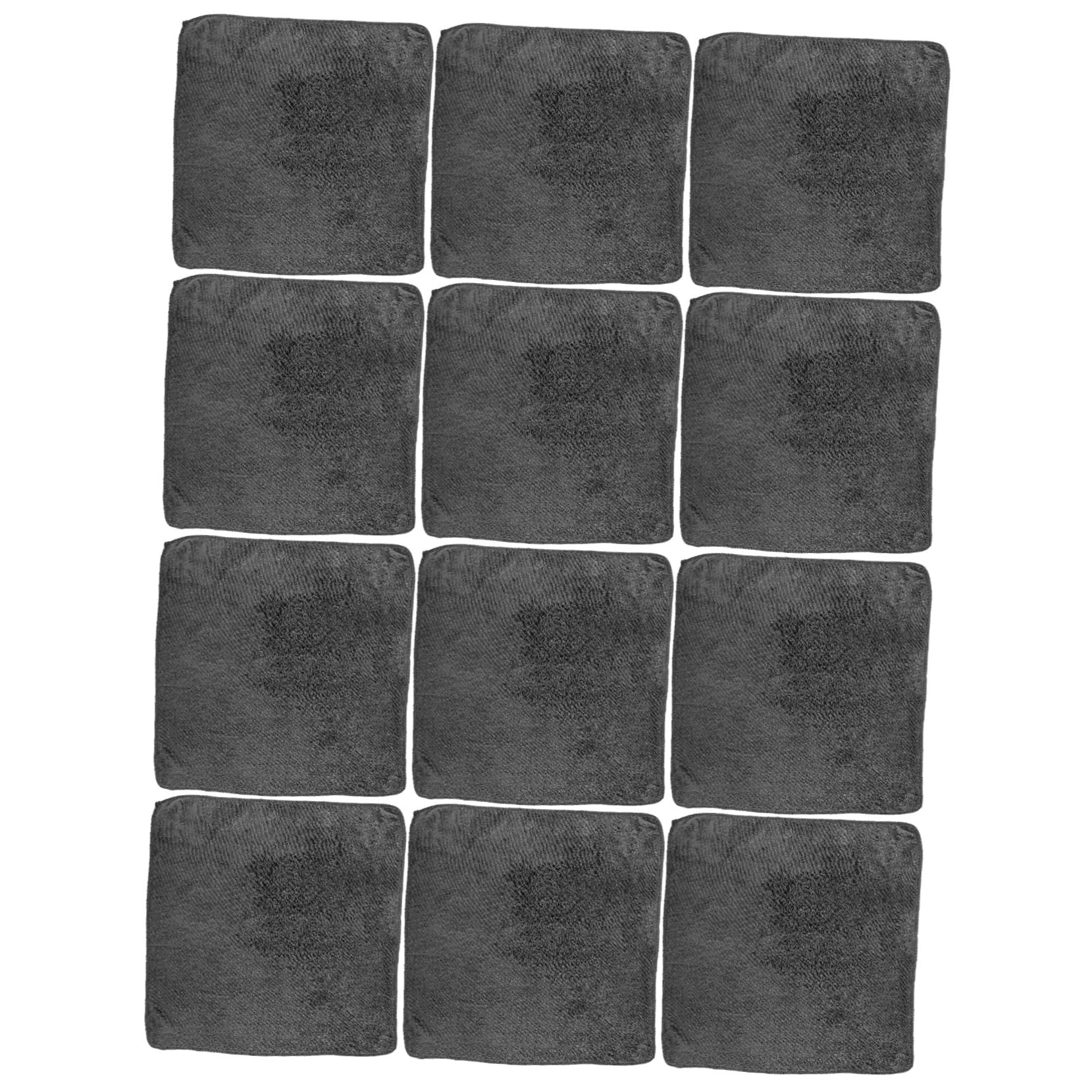 Paños de Limpieza de Microfibra Reutilizables Alta Absorción y Limpieza Efectiva 12piezas para Coche Ideales para Hogar y Vehículo