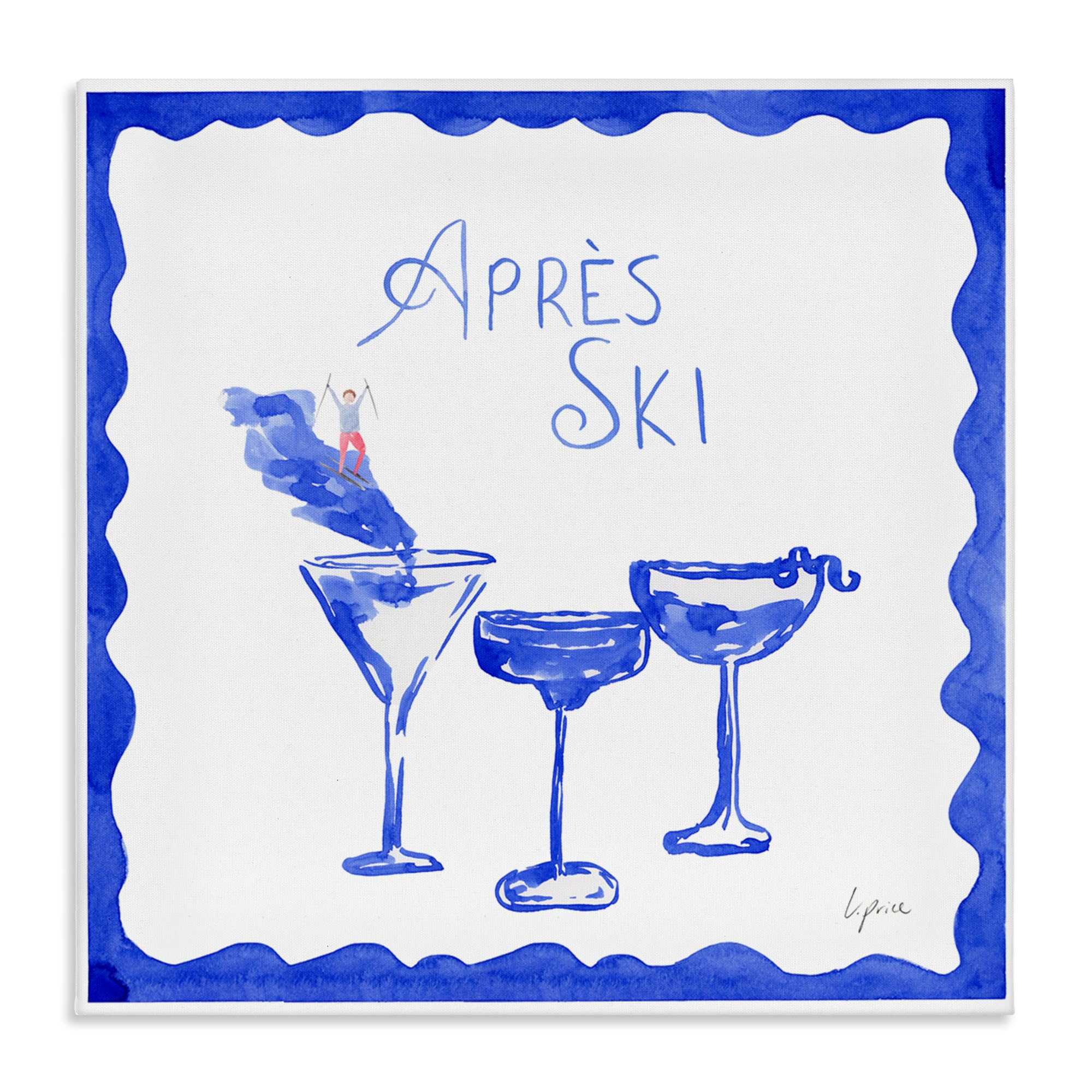 'Apres Ski Winter Cocktails'| Canvas Art