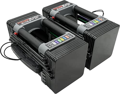 PowerBlock Elite EXP Adjustable Dumbbells, Sold in Pairs, Stage 1,
