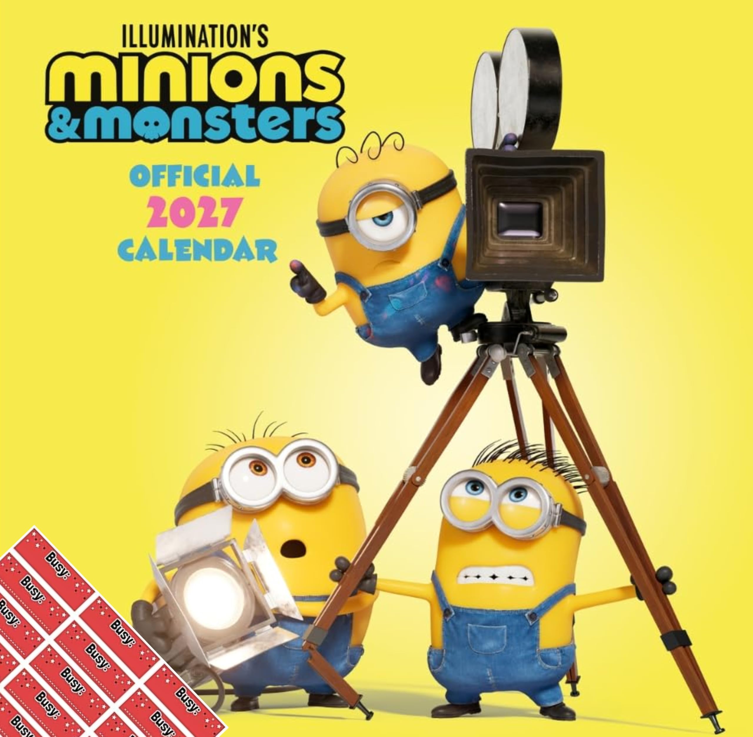 Minions & Monsters Official 2027 Square Wall Calendar