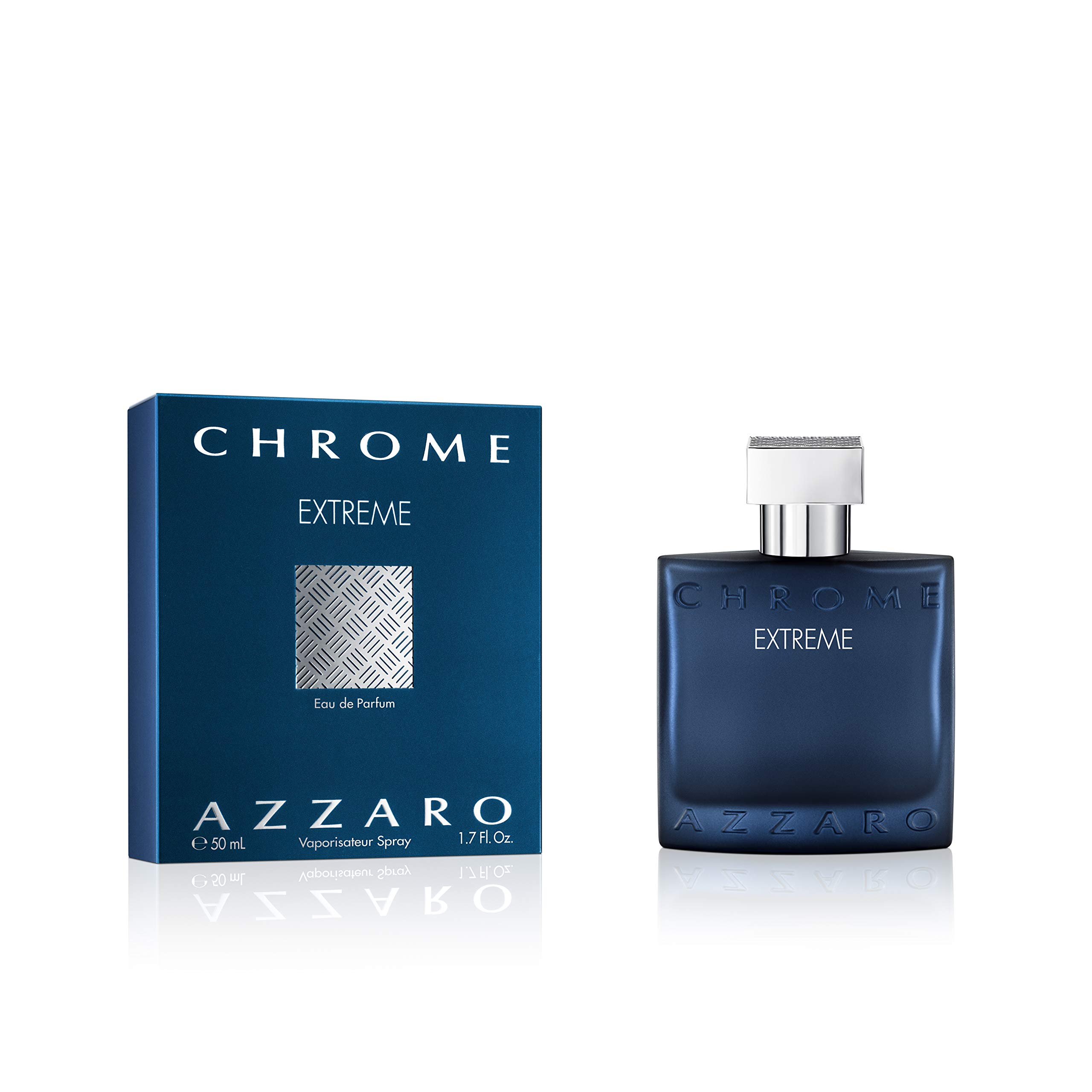 Azzaro Chrome Extreme Eau de Parfum — Mens Cologne — Woody, Citrus & Amber Fragrance
