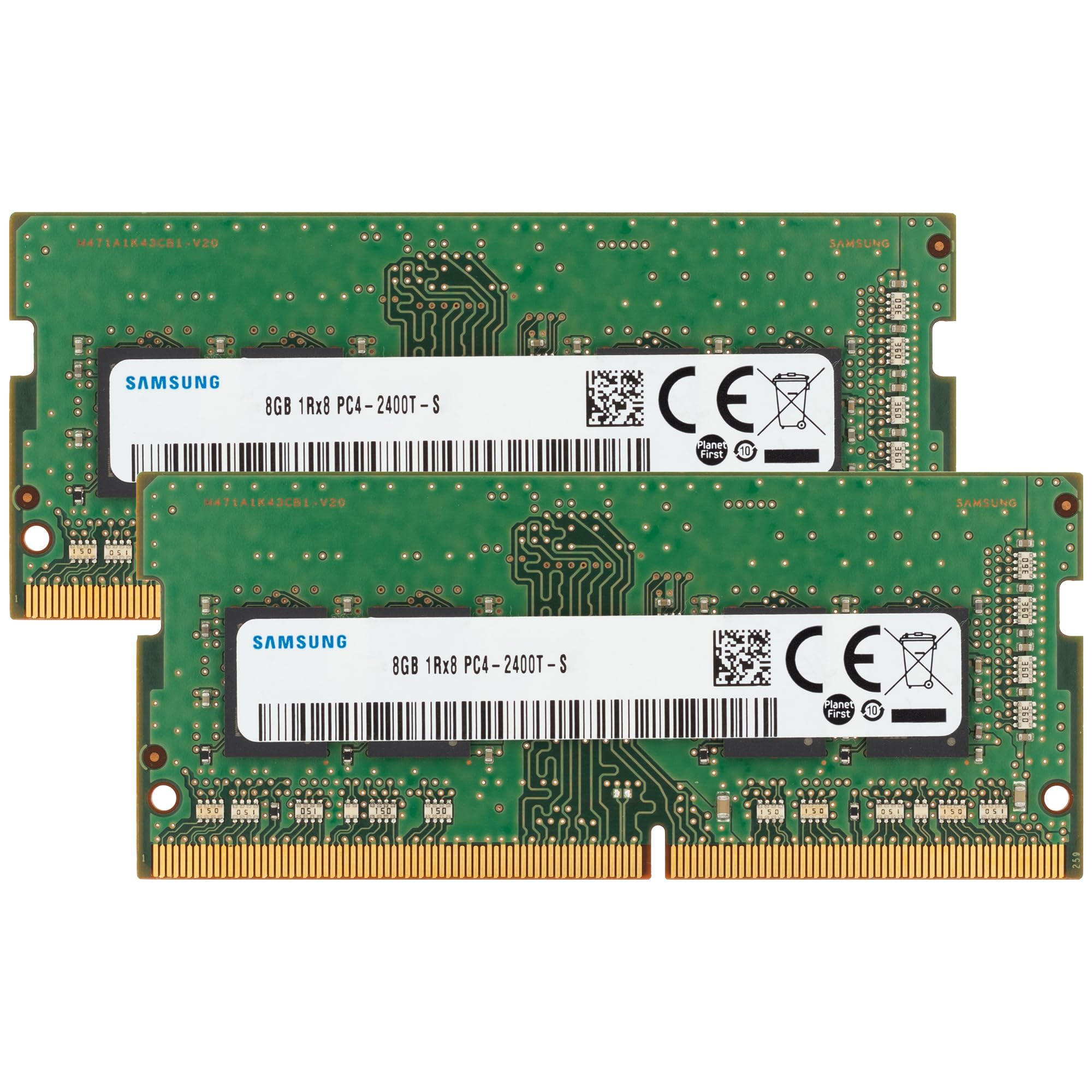 Samsung 16GB (2x8GB) DDR4 2400MHz PC4-19200 (PC4-2400T) CL17