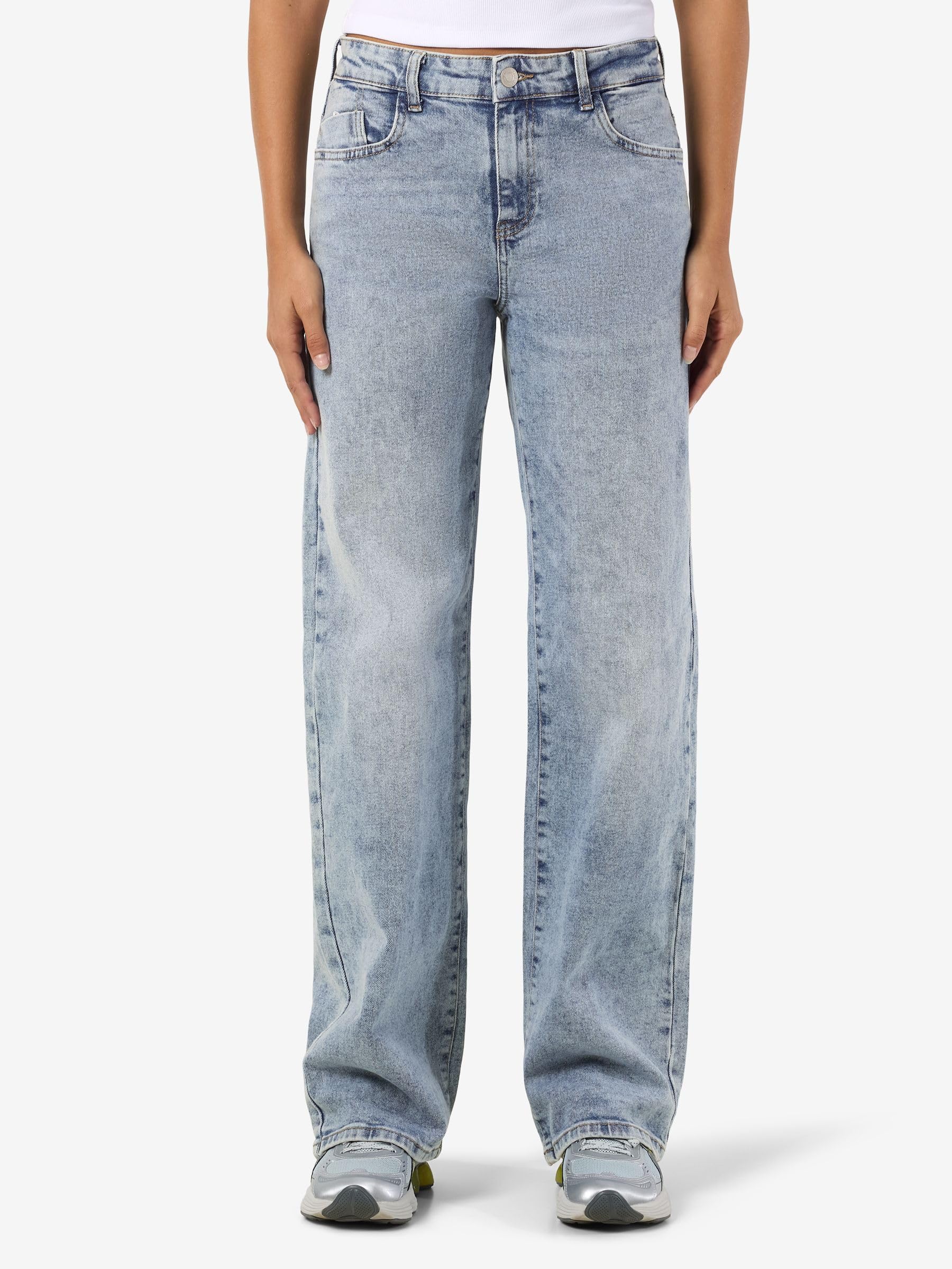Noisy May - Nmyolanda Nw Wide Jeans Az236lb Noos, Jeans Donna