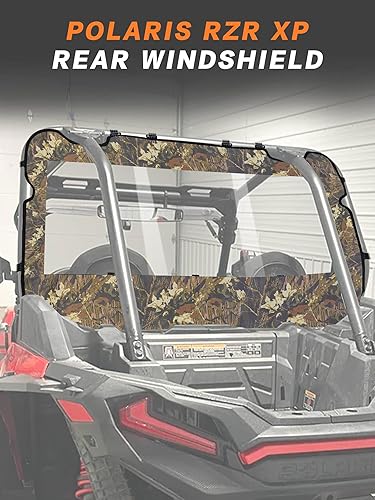 Miniatura 9 de Parabrisas trasero suave UTV - Ventana trasera Polaris RZR - Duradero, fácil de instalar, compatible con RZR XP 1000 y TURBO (2014-2023) - La