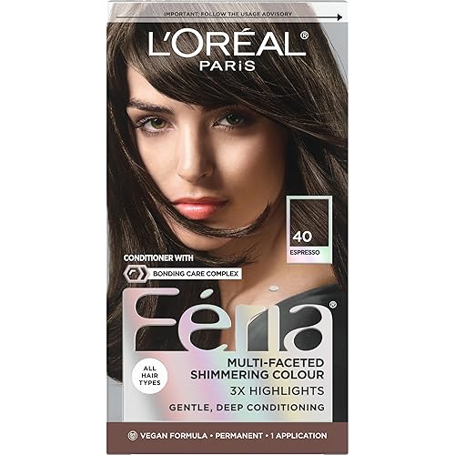 Miniatura 8 de L'Oreal Paris Feria Tinte permanente brillante multifacético, 721 Dusty Mauve, paquete de 1