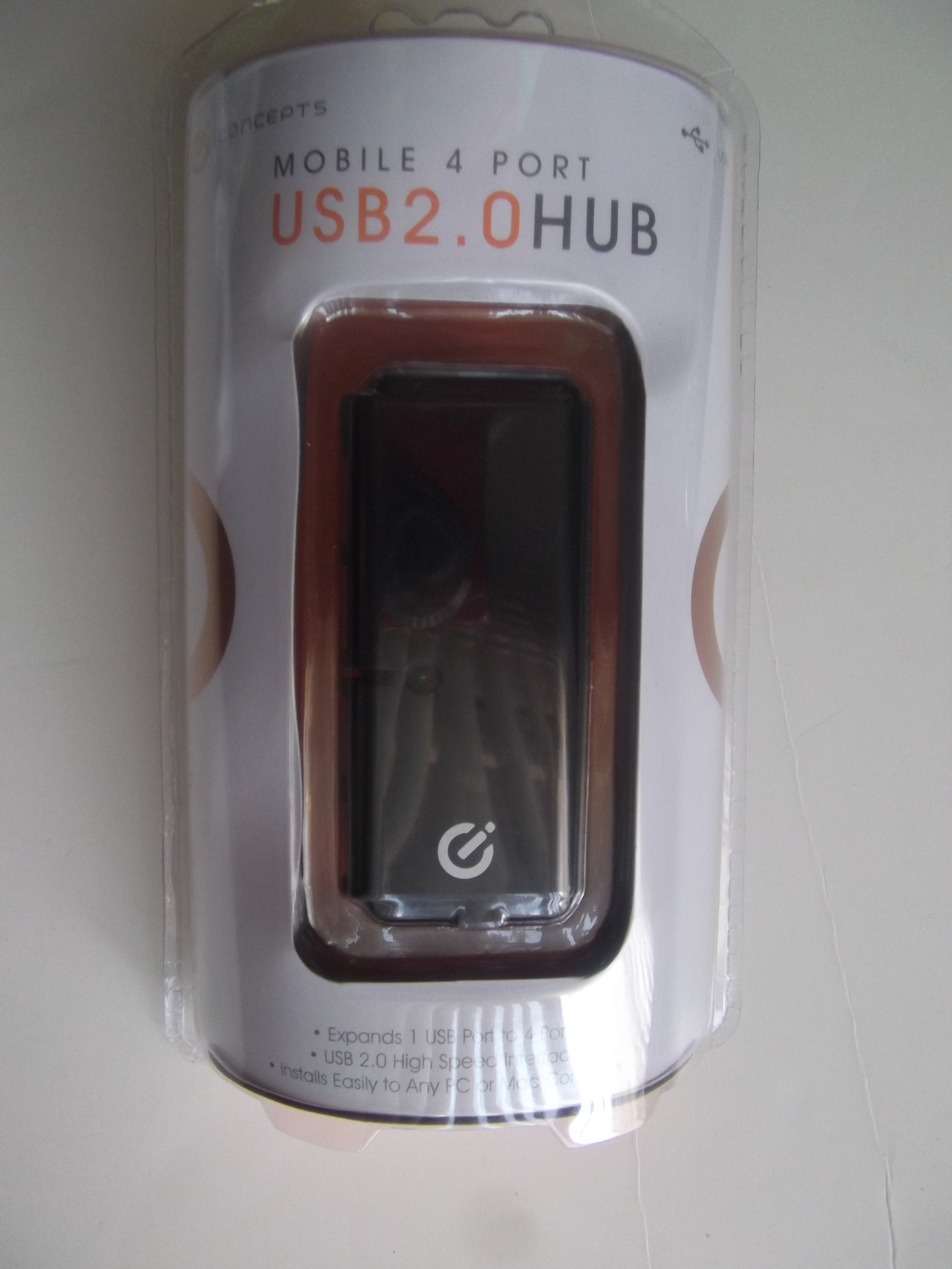 iConcepts Mobile 4 Port USB 2 0 Hub