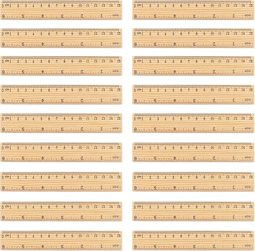 Miniatura 9 de 144 paquetes de reglas de madera, regla escolar de madera de doble cara de 12 pulgadas para el hogar, estudiantes, uso de oficina, 2 escalas, por,