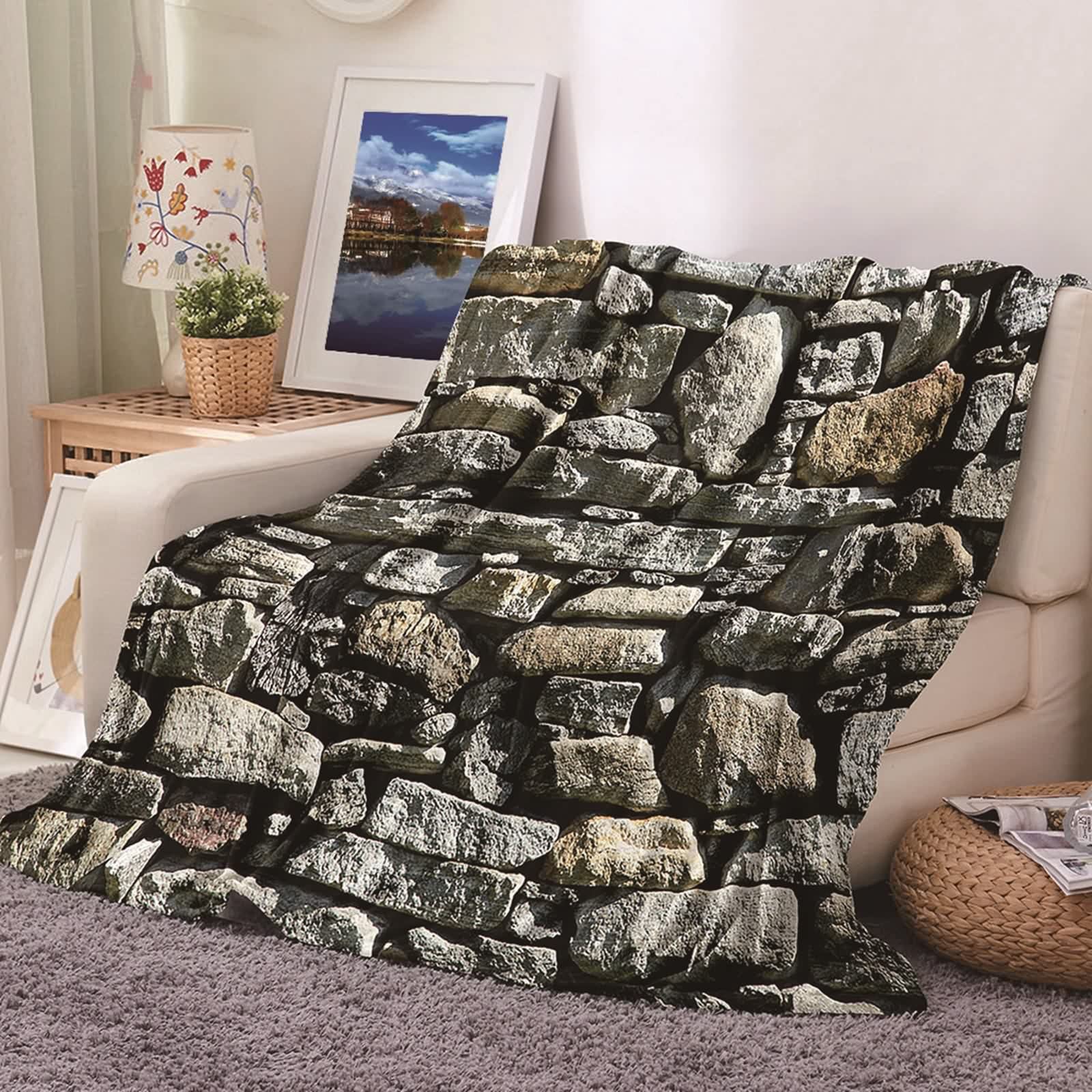 Couverture polaire flannel pour éliminer la sensation de froid au salon