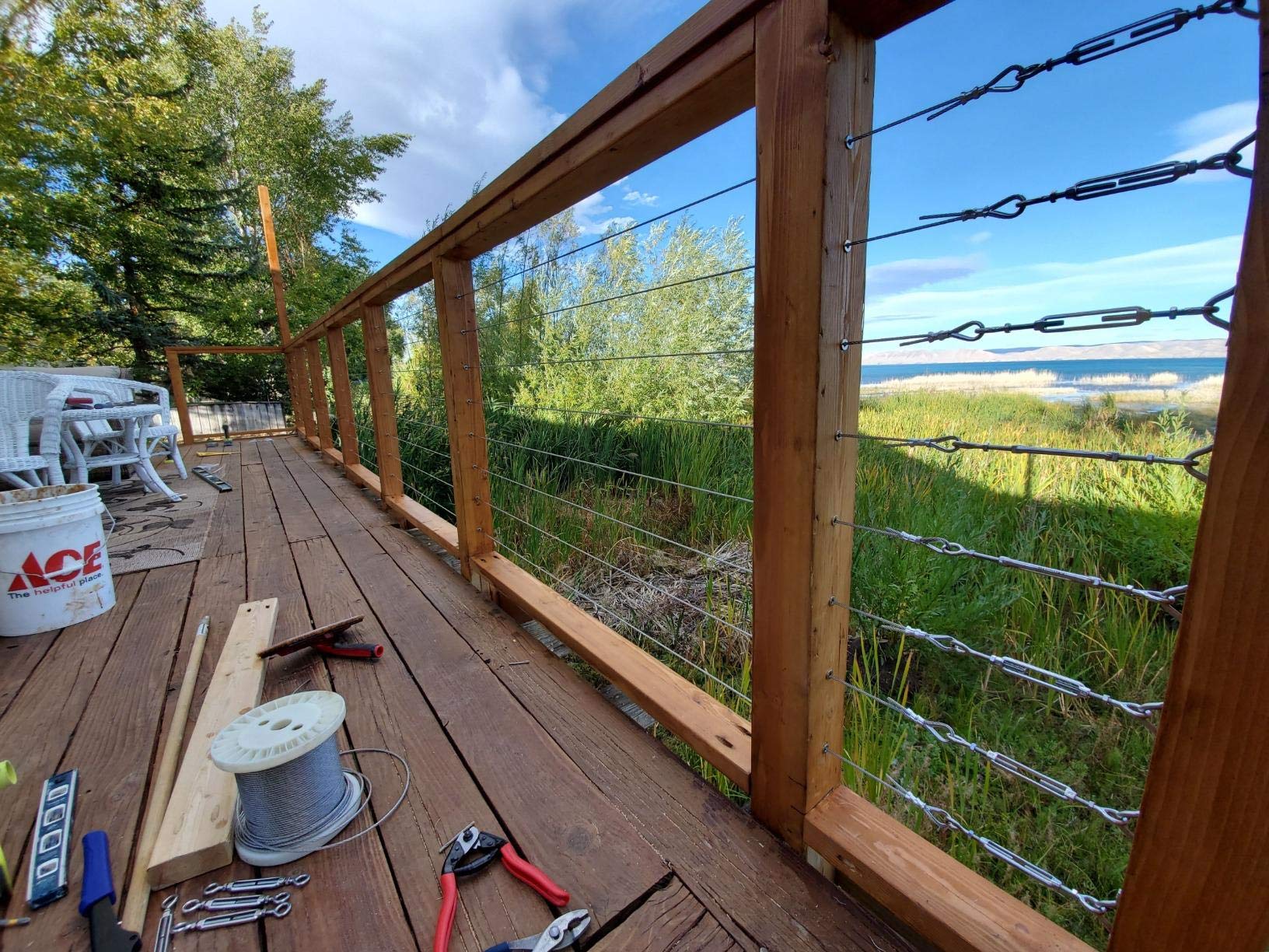 1/8" Cable Railing Kit, DynaLiving 20Pcs Heavy Duty Stainless Steel