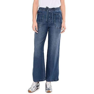 Брюки Splendid Lounge Denim Straight Pants