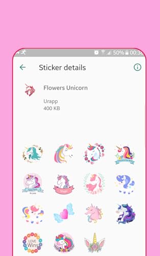 WAStickerApps Unicorn Stickers