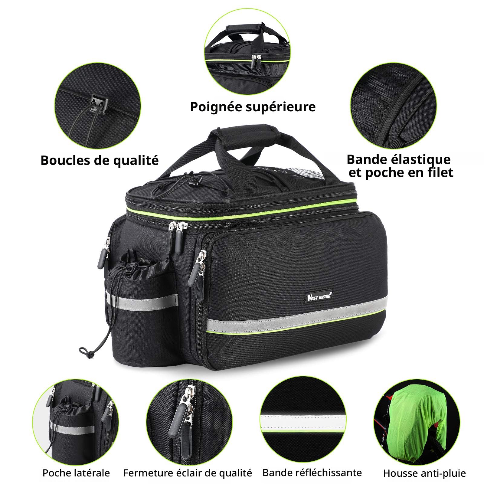 Ruban De Guidon Réfléchissant ZTTO Coloré - Vélo Course - Longueur 2,2m - Étanche - Neuf