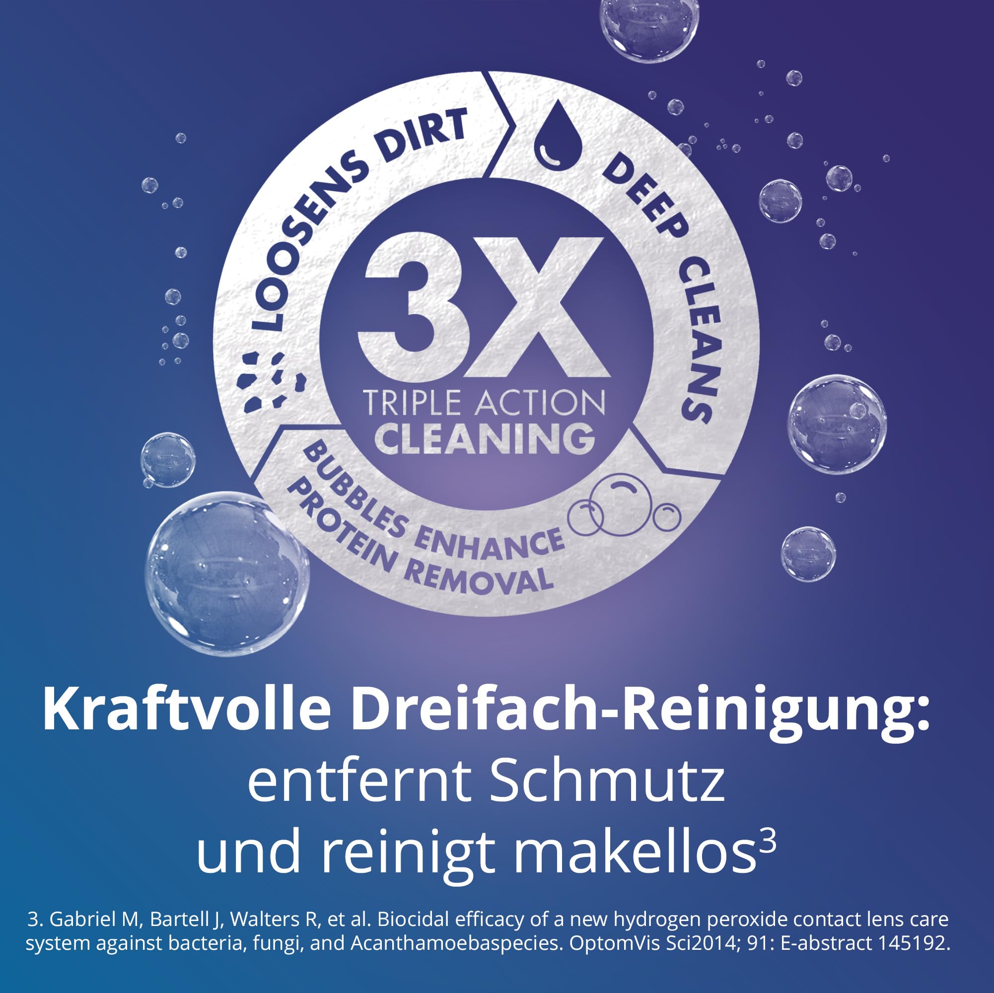 Aosept Plus mit Hydraglyde Kontaktlinsen-Pflegemittel, Vorratspackung, 2 x 360 ml